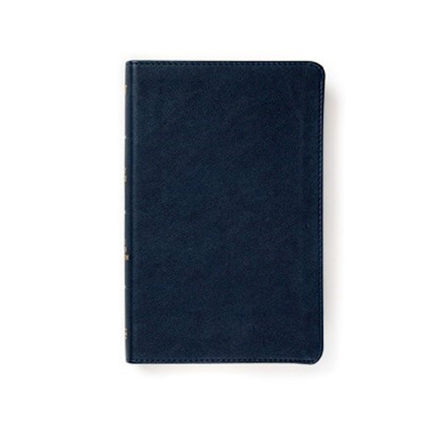 KJV Personal Size Bible-Navy LeatherTouch by CSB Bibles By Holm