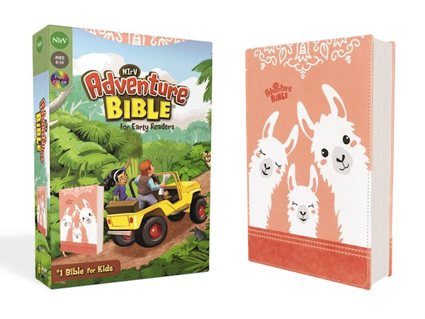 NIrV Adventure Bible For Early Readers (Full Color)-Coral Leathersoft by Richards Lawrence