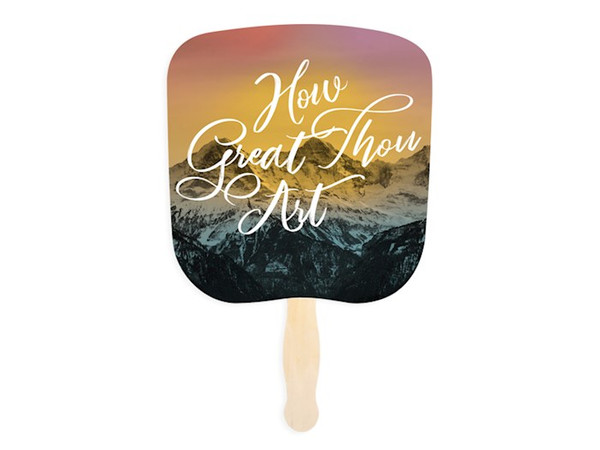 Hand Fan-How Great Thou Art (Pack of 50) by Swanson