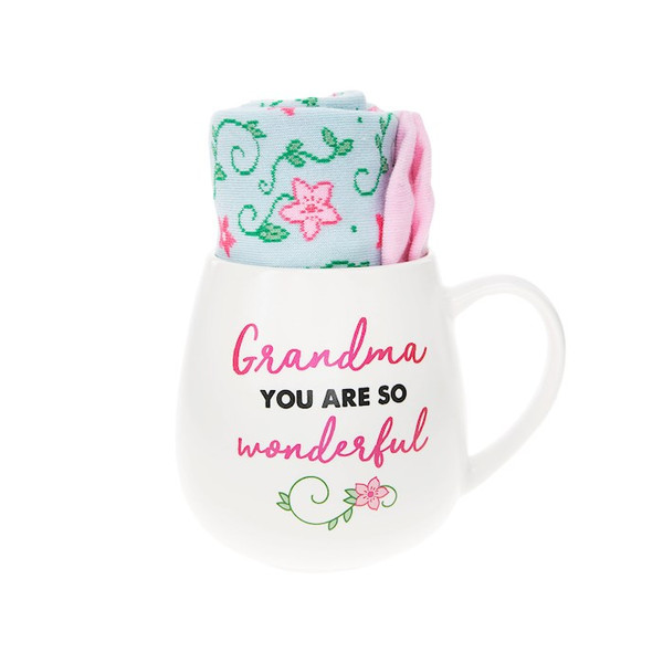 Mug & Sock Set-Grandma (15.5 Oz) by Pavilion