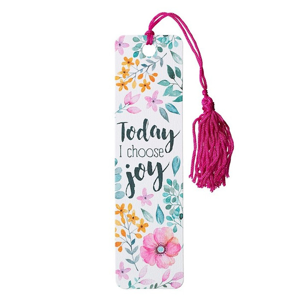 Bookmark-Today I Choose Joy W/Tassel (Pack Of 6) by Christian Art Gift