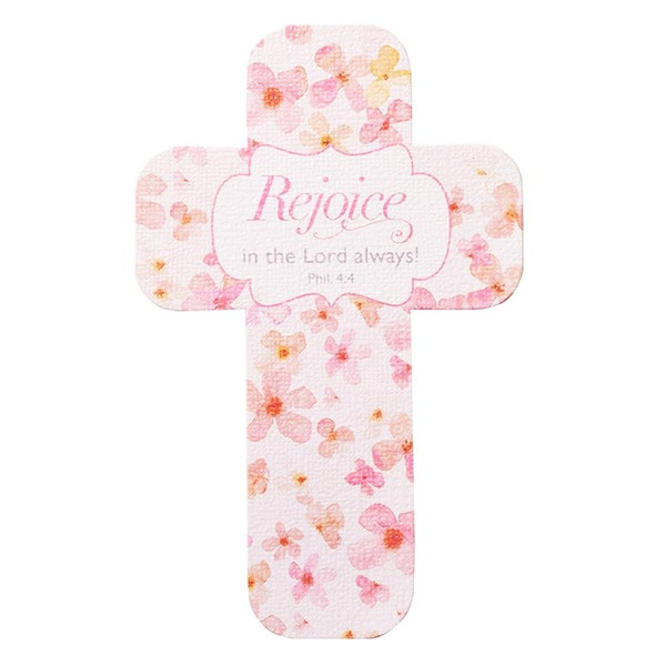 Bookmark-Cross-Rejoice (Pack Of 12) by Christian Art Gift