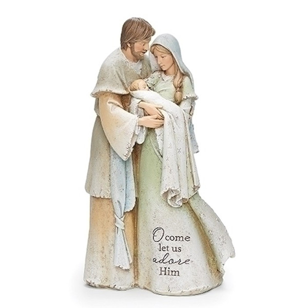 Figurine-Holy Family-Heavenly Bless (9") by Christmas