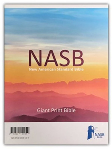 NASB 2020 Giant Print Text Bible-Maroon Leathertex Indexed (#3332-I) by Lockman Foundation
