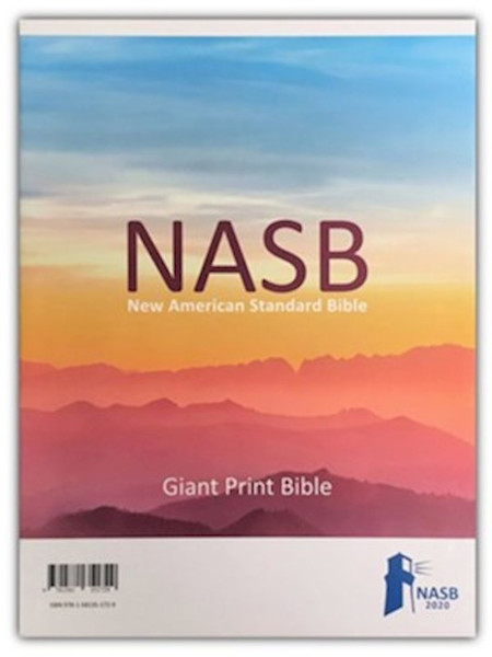 NASB 2020 Giant Print Text Bible-Blue Leathertex Indexed (#3334-I) by Lockman Foundation