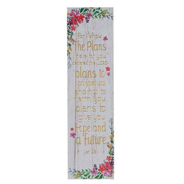 Bookmark-I Know The Plans Jer. 29:11 (Pack Of 10) by Christian Art Gift