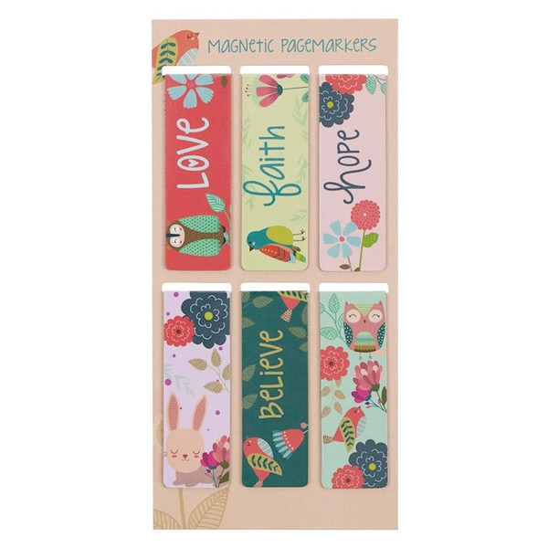 Magnetic Pagemarker Set Walk In Love (Set Of 6) by Christian Art Gift