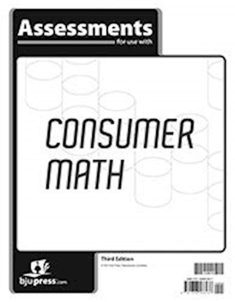 Consumer Math Assessments (3rd Edition) by BJU Press