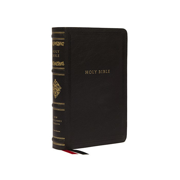 NKJV Personal Size Reference Bible (Sovereign Collection) (Comfort Print)-Black Leathersoft by Nelson Bibles