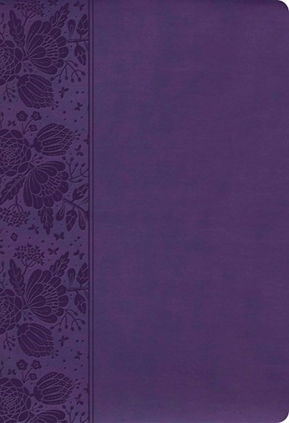 CSB Super Giant Print Reference Bible (Value Edition)-Purple LeatherTouch by CSB Bibles By Holm