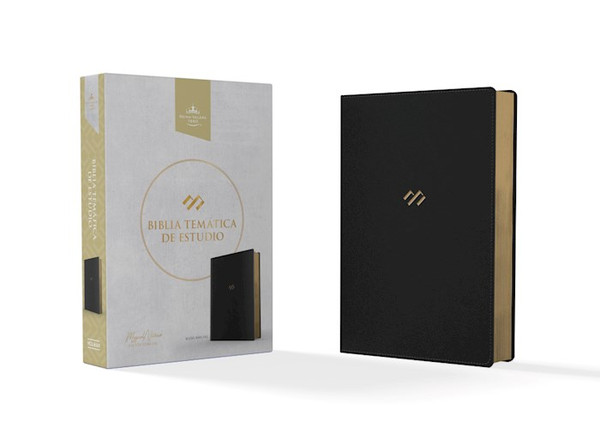 RVR 1960 Biblia Tematica de Estudio (Thematic Study Bible)-Black LeatherTouch by B&H Espa±ol