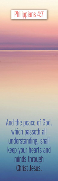 Bookmark-And The Peace Of God Which Passeth All Understanding (Philippians 4:7) (Pack Of 25) by Broadman & Holman