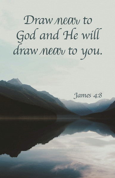 Bulletin-Draw Near To God And He Will Draw Near To You (James 4:8) (Pack Of 100) by Broadman & Holman