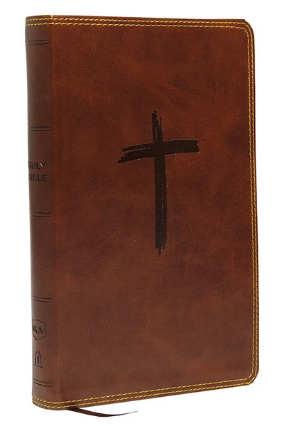 NKJV Holy Bible For Kids (Comfort Print)-Brown Leathersoft by Nelson Bibles