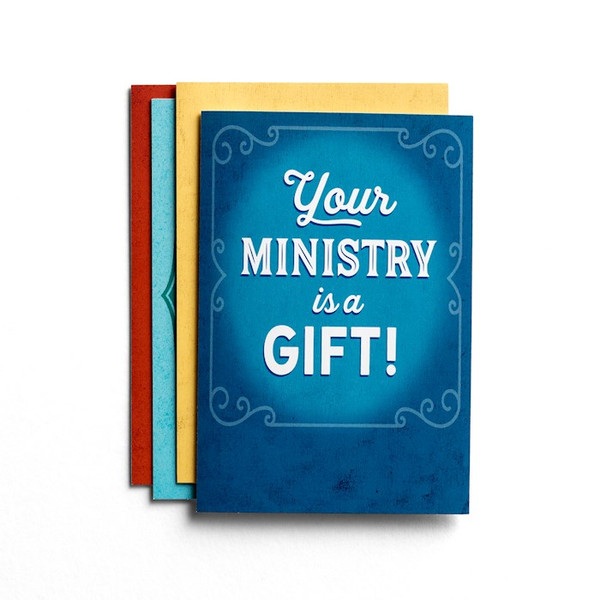 Card-Boxed-Ministry Appreciation-Service (Box Of 12) by Mixed Scripture