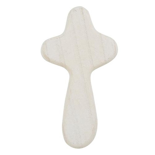 Cross-Handheld-White (4") by Gifts Of Faith