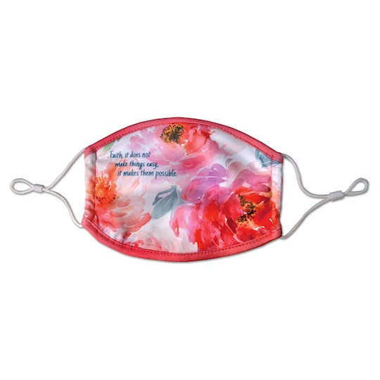 Face Mask-Floral/Faith-Kids by G T Luscombe
