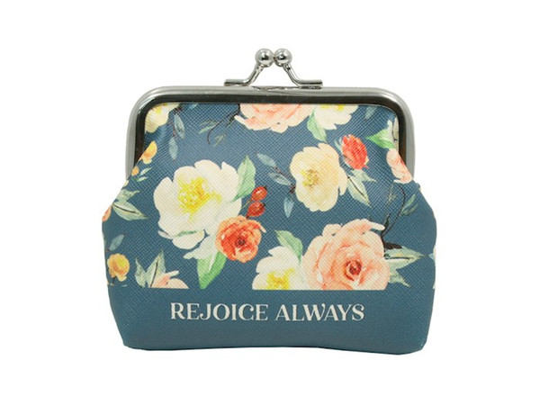 Coin Purse-Rejoice Always (4 x 4.25) by Swanson