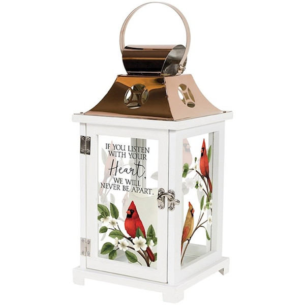 Lantern w/Flameless LED Candle & Timer-Your Heart (6.25" x 13.5" x 6.25") by Carson Home Accent