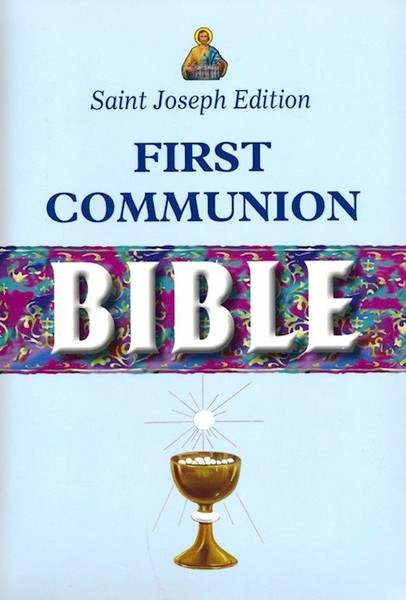 NCB St. Joseph New Catholic Bible First Communion Bible (Boys)-Flexible Cover by Catholic Book Pub