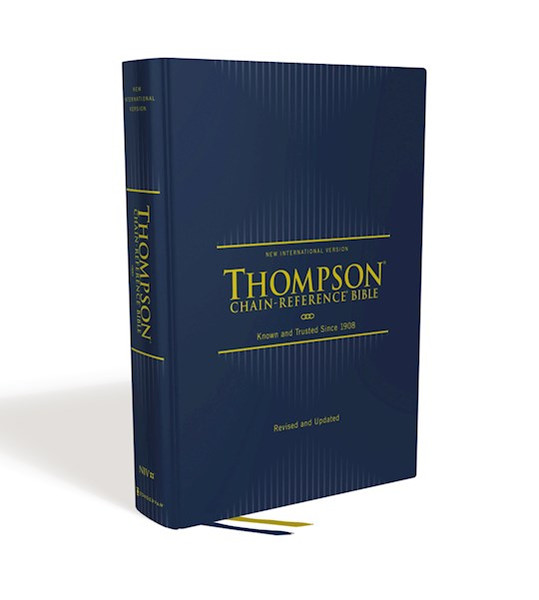 NIV Thompson Chain-Reference Bible (Comfort Print)-Navy Hardcover by Thompson Frank C