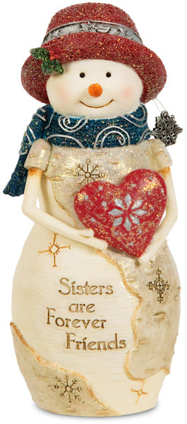 Figurine-Snowman-Sister (5') by Winter