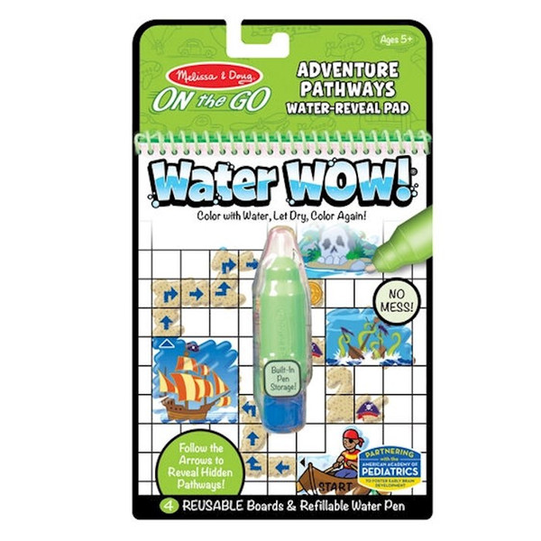 Water Wow! Adventure Pathways Activity Book (Ages 3+) by Melissa And Doug