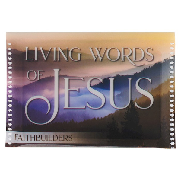 Faithbuilder Cards-Living Words Of Jesus (Pack of 20) by Christian Art Gift