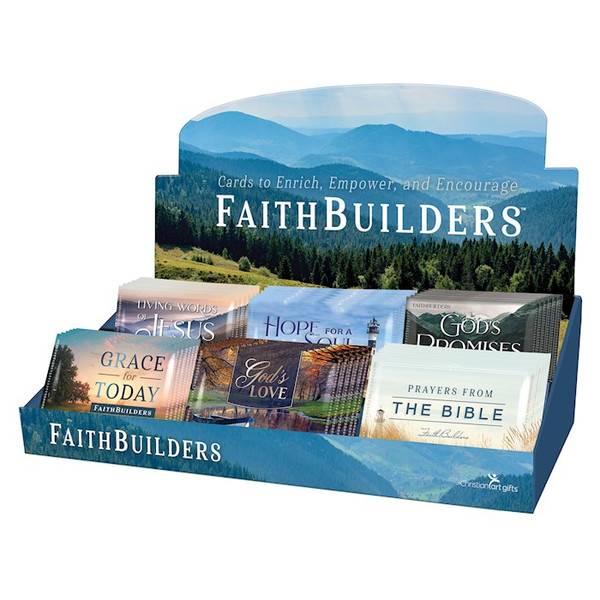 Faith Builders Merchandiser (Pack Of 36) (PRODUCT INCLUDED) by Christian Art Gift