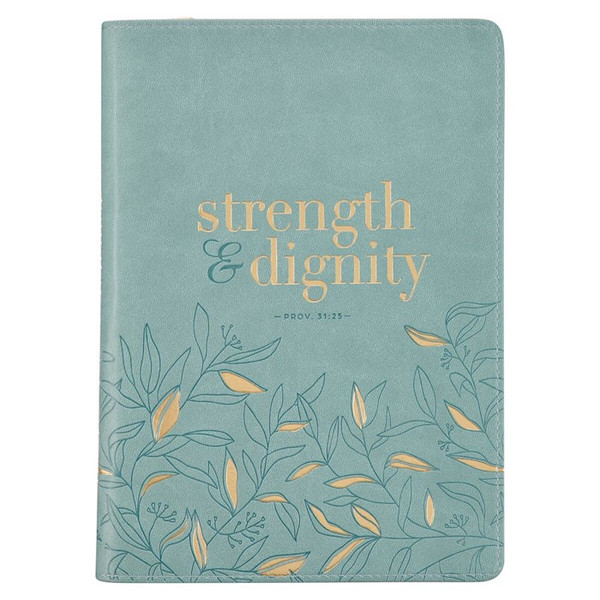 Journal-Classic w/Zip-Strength & Dignity Prov. 31:25 by Christian Art Gift