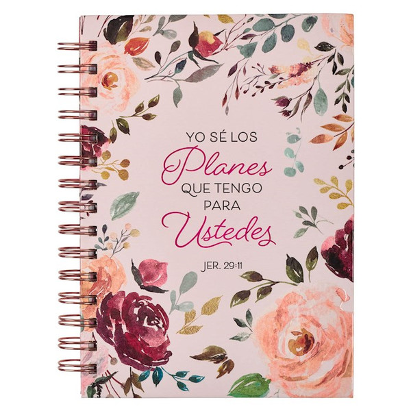 Spanish-For I Know The Plans Wirebound Journal (Jeremiah 29:11) by Christian Art Gift