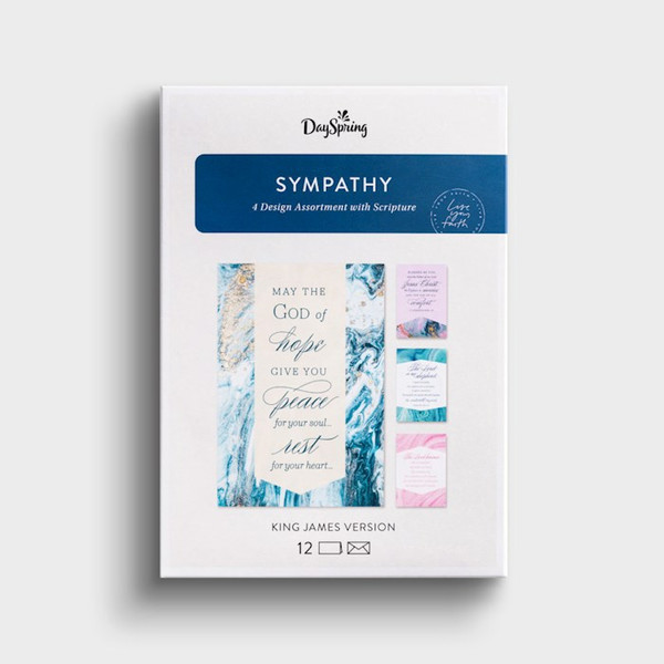 Card-Boxed-Sympathy-Marble (Box Of 12) by Dayspring
