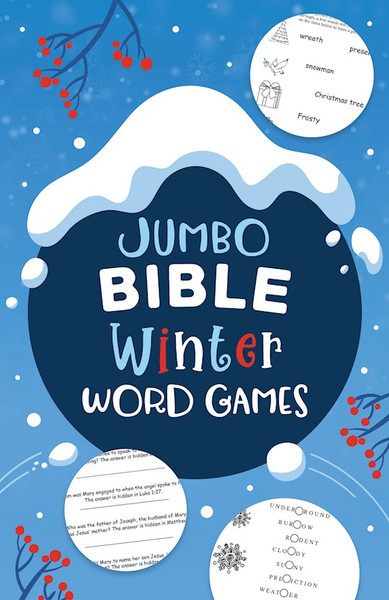 Jumbo Bible Winter Word Games by Barbour Staff