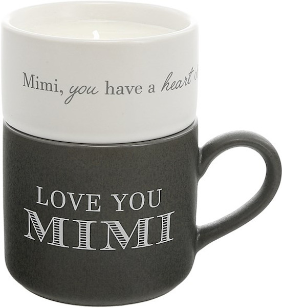 Gift Set-Stacking Mug and Candle-Love You Mimi by Pavilion