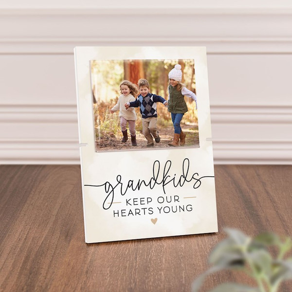 Story Board Frame-Grandkids Keep Hearts Young-5x7 by P Graham Dunn