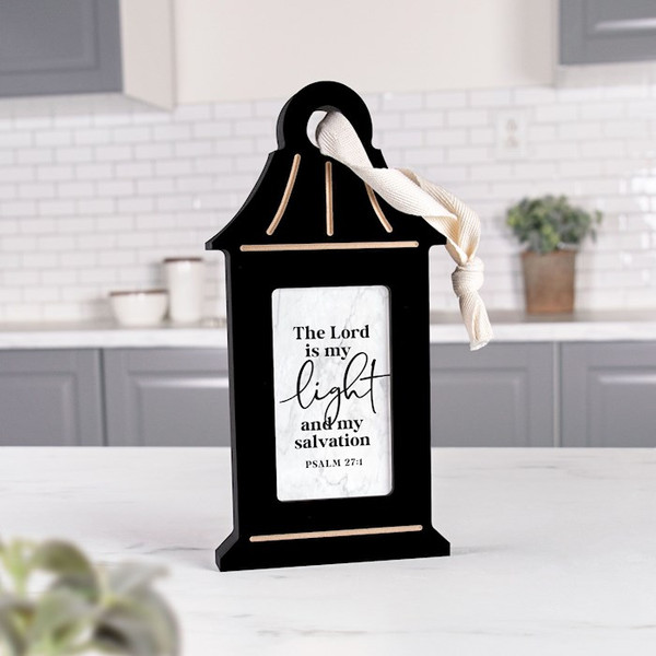 Ornate Decor-The Lord Is My Light (4.5 x 9) by P Graham Dunn