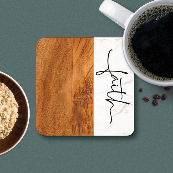 Coaster Set-Faith (Pk/4) by P Graham Dunn