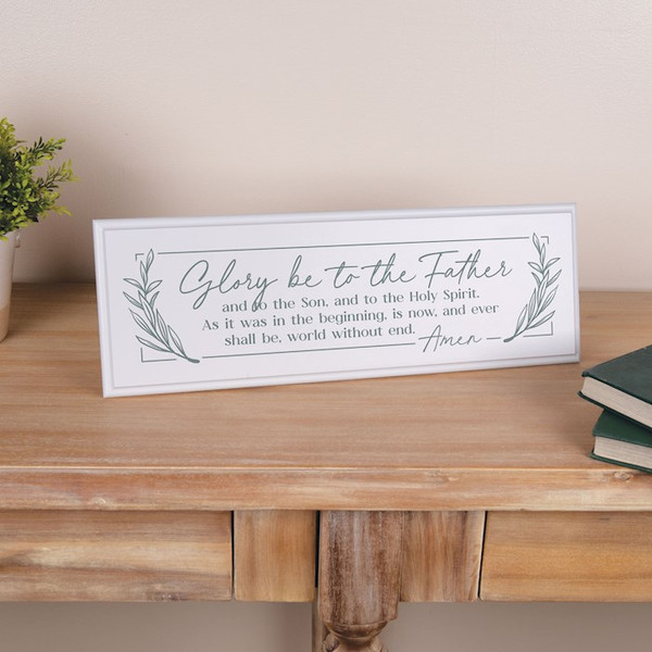 Tabletop Decor-Glory Be To The Father (15.75 x 5.5) by P Graham Dunn