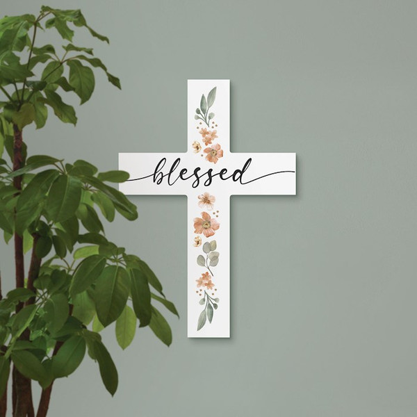 Wall Cross-Blessed (10.75 x 16) by P Graham Dunn