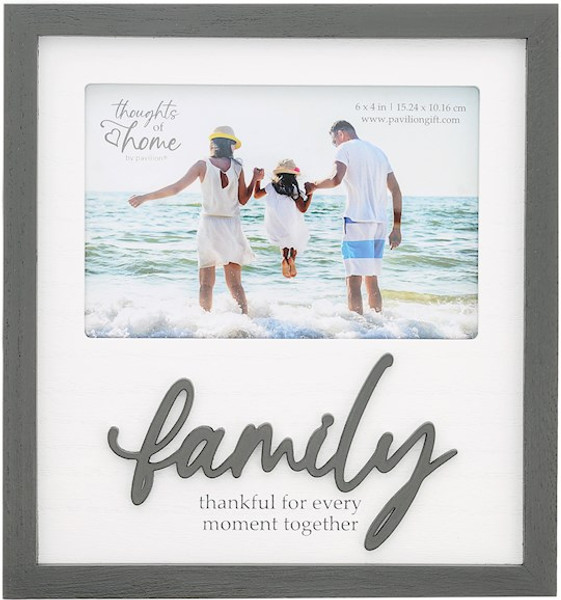 Frame-Family...Thankful For Every Moment-Holds 4x6 by Pavilion