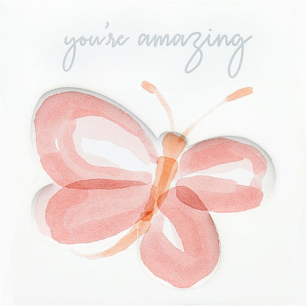 Plaque-You're Amazing-Butterfly-4.5" by Pavilion