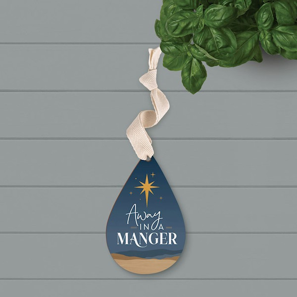 Ornament-Away In A Manger (3 x 4.75) by Christmas