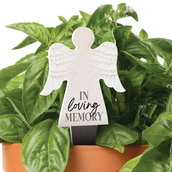 Outdoor Decor-Plant Pal-Angel-In Loving Memory (2.75 x 6.5) by P Graham Dunn