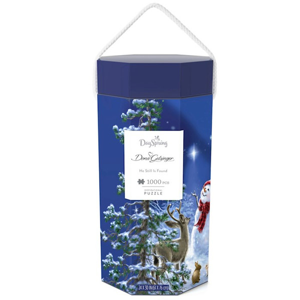 Jigsaw Puzzle-He Still Is Found w/Poster & Gift Tag (1000 Pieces) by Christmas