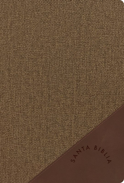 RVR 1960 Biblia Letra Grande Tamano Manual Edicion 2023 (Hand Size Giant Print)-Brown TwoTone LeatherTouch Indexed by B&H Espa±ol