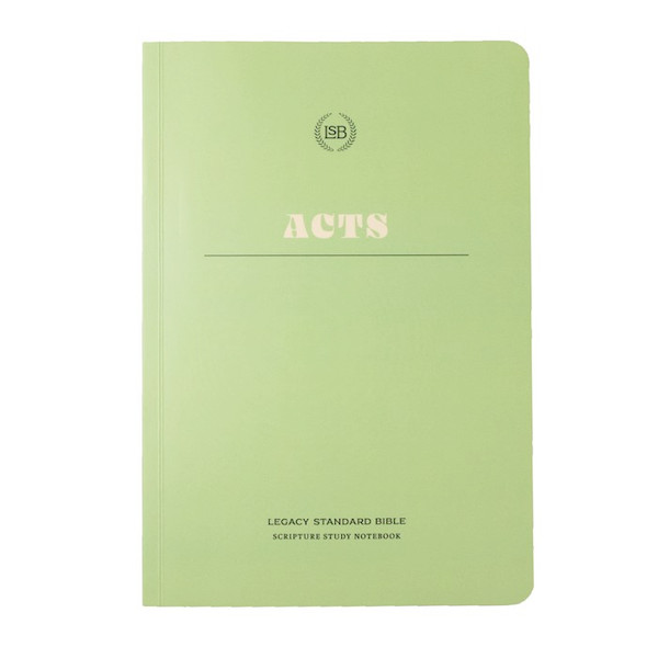 LSB Legacy Standard Bible Scripture Study Notebook: Acts-Softcover by Steadfast Bibles