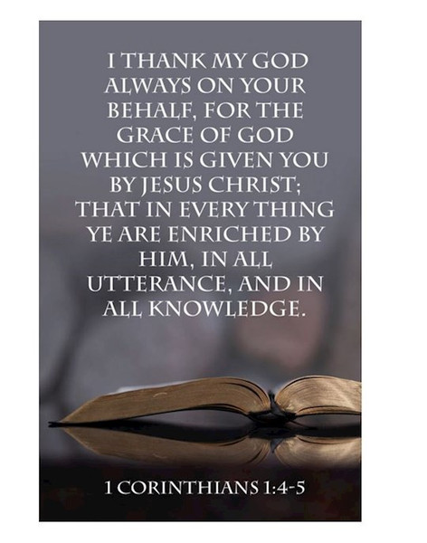 Bulletin-I Thank My God Always On Your Behalf (Pack Of 100) by Broadman & Holman