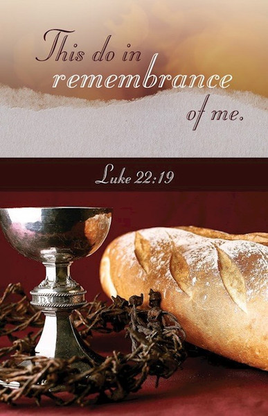 Bulletin-This Do In Remembrance Of Me (Pack Of 100) by Broadman & Holman