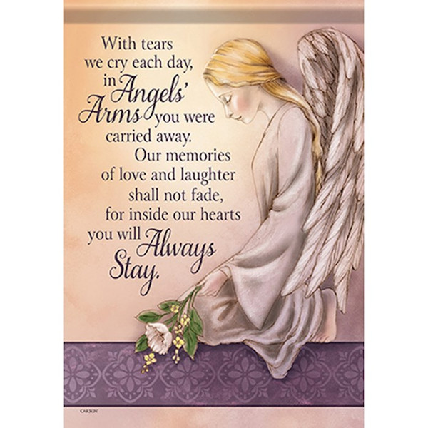 Flag-Garden-Durasoft-Angel's Arms (12.5" x 18") by Carson Home Accent