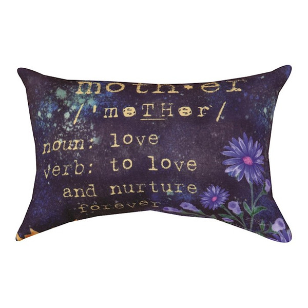 Pillow-Mother Definition (12.5" x 8") by Manual Weavers
